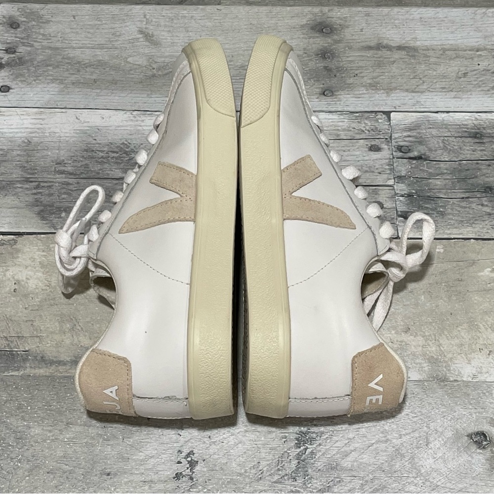 VEJA ESPLAR WOMENS SNEAKERS - EXTRA WHITE SABLE - SZ - 6.US / 37.EU - Picture 4 of 10